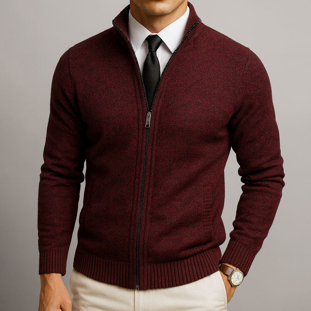 Feretti Merino Zip Cardigan