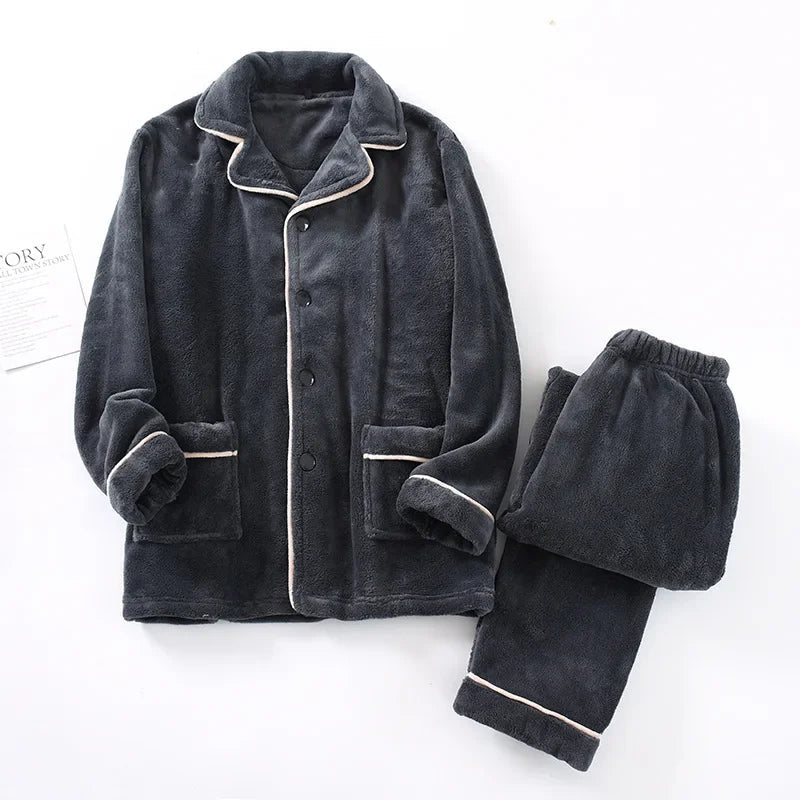 Luna Velour Fleece Pajama Set