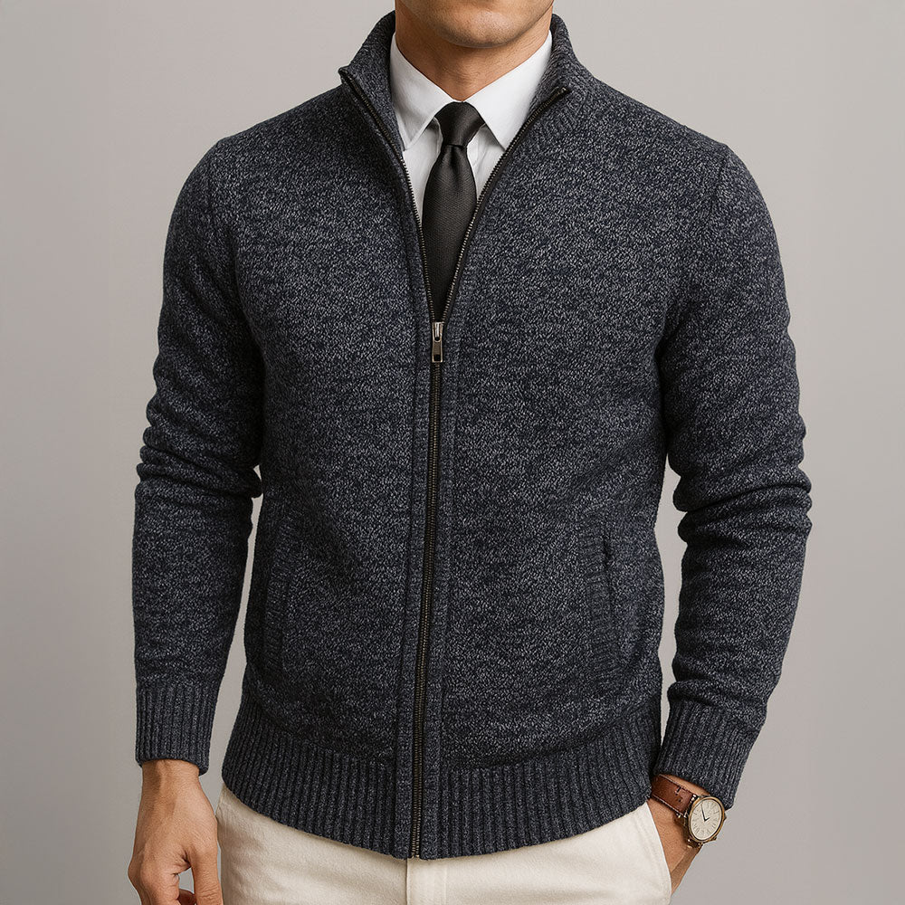 Feretti Merino Zip Cardigan