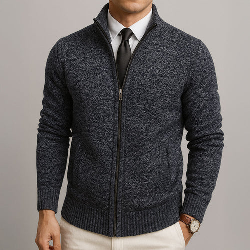Feretti Merino Zip Cardigan