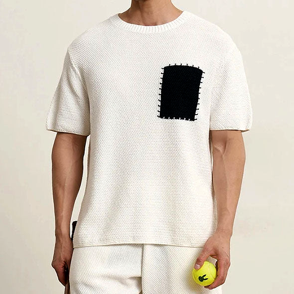 Wesley Knit Patch T-Shirt