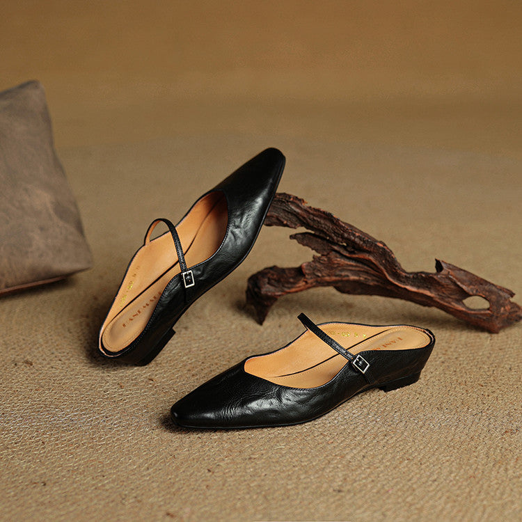 Belleza Genuine Leather Mules