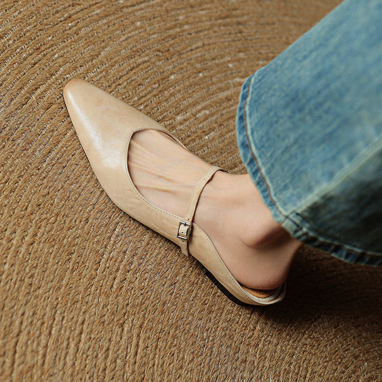 Belleza Genuine Leather Mules