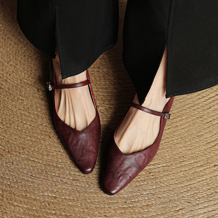 Belleza Genuine Leather Mules
