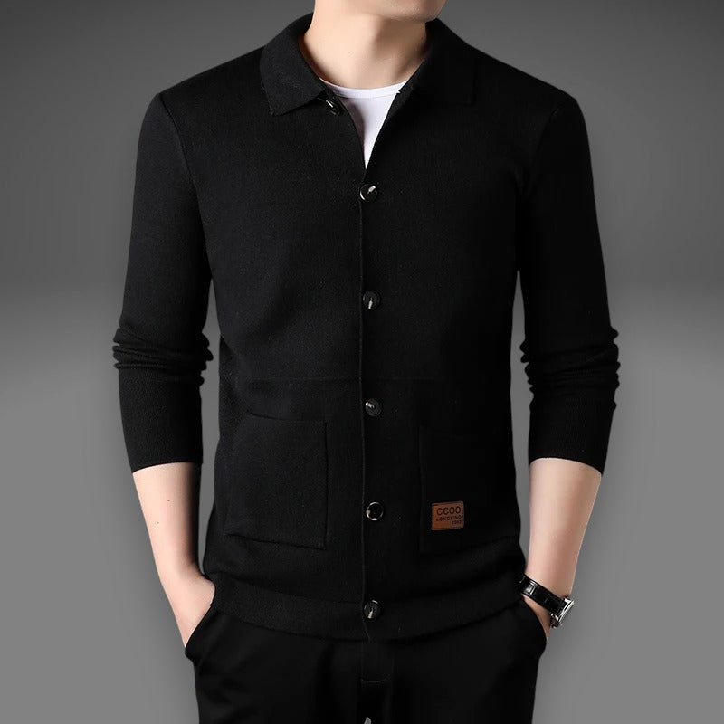 BrookfieldCardigan in maglia da uomo classico
