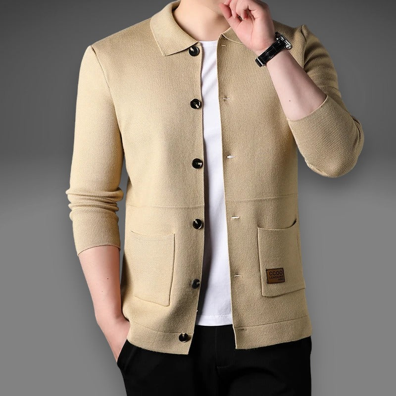 BrookfieldCardigan in maglia da uomo classico