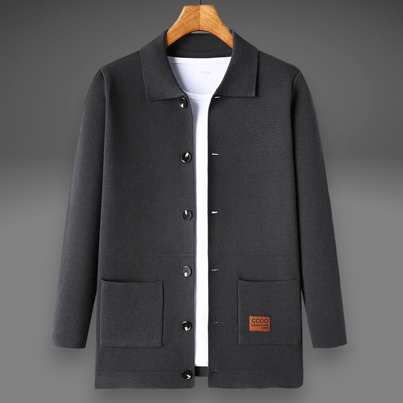 BrookfieldCardigan in maglia da uomo classico