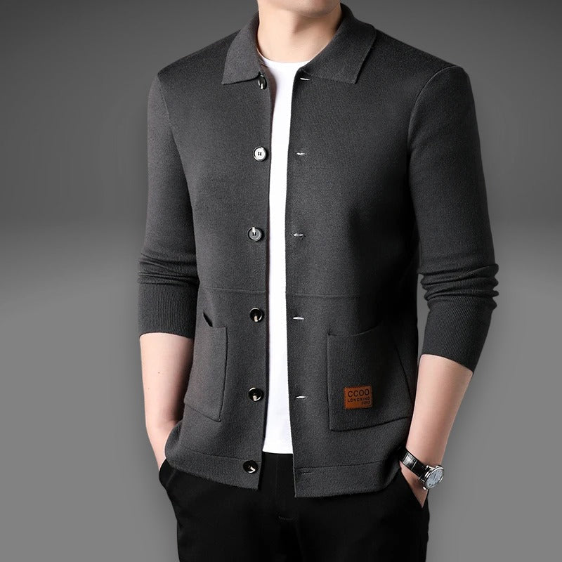 BrookfieldCardigan in maglia da uomo classico