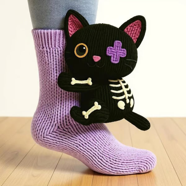 Animal Cozy Knit Socks