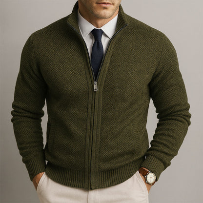 Feretti Merino Zip Cardigan
