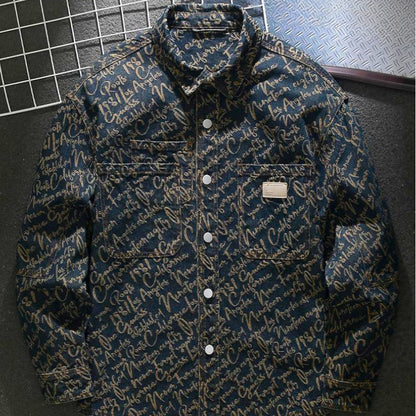 Denim Scripture Jacket