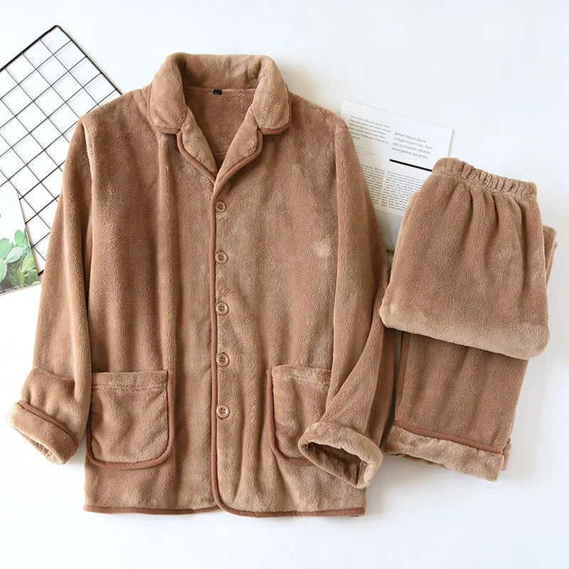 Luna Velour Fleece Pajama Set