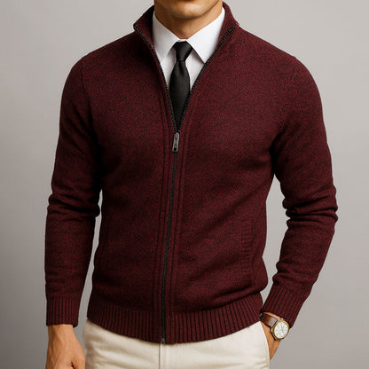 Feretti Merino Zip Cardigan