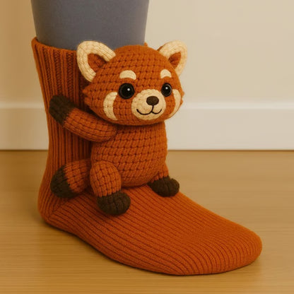 Animal Cozy Knit Socks