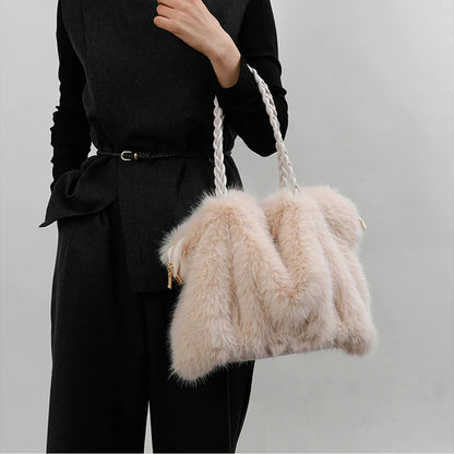 Noiré Luxe Fur Handbag