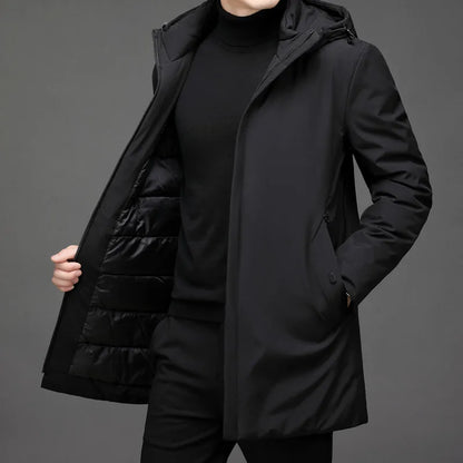 Celestio Hooded Overcoat