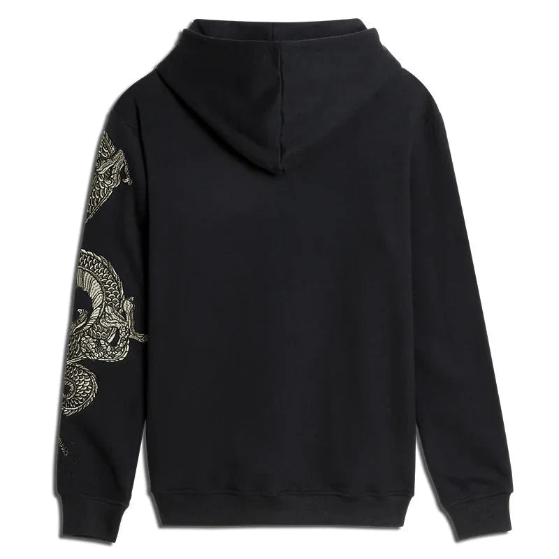 HyperZoom Embroidery Dragon Hoodie