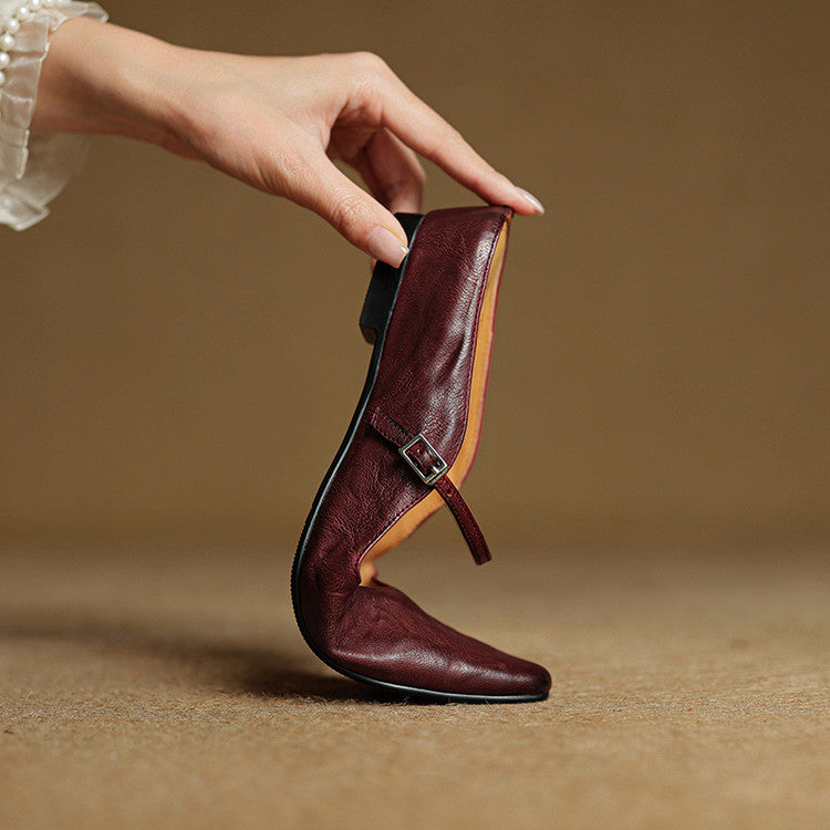 Belleza Genuine Leather Mules