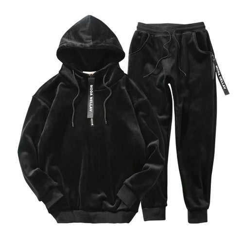 Moda Nellav Velvet Tracksuit