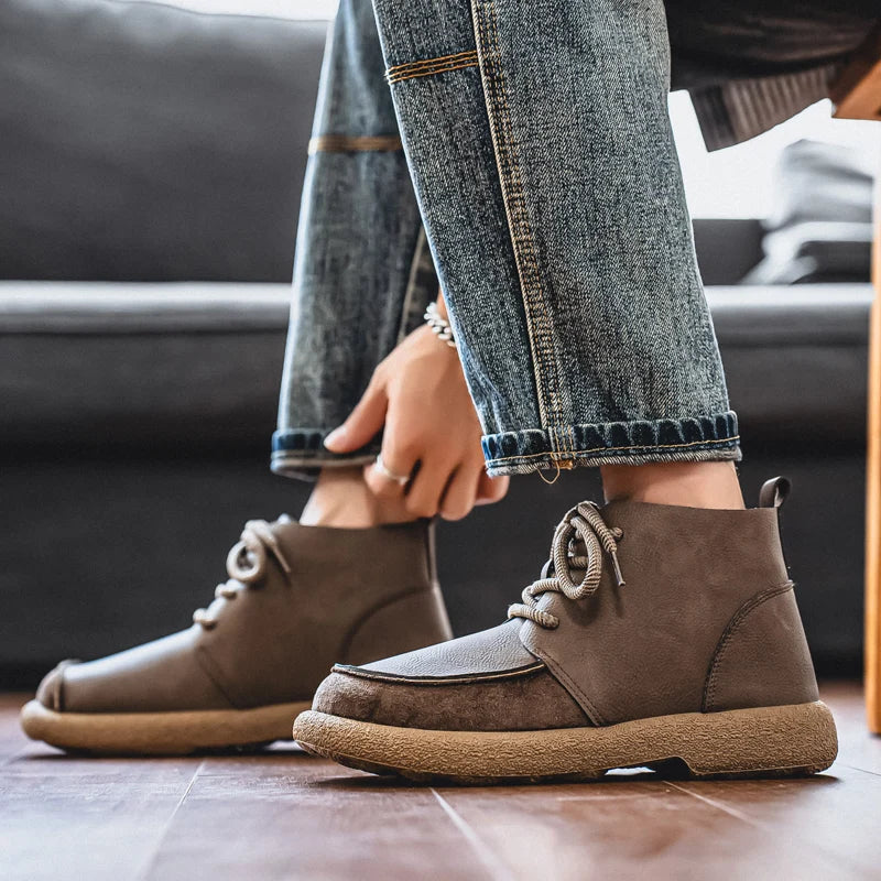 Adam Rois Leather Boots