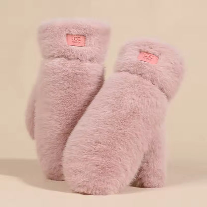 Céline Plush Mittens