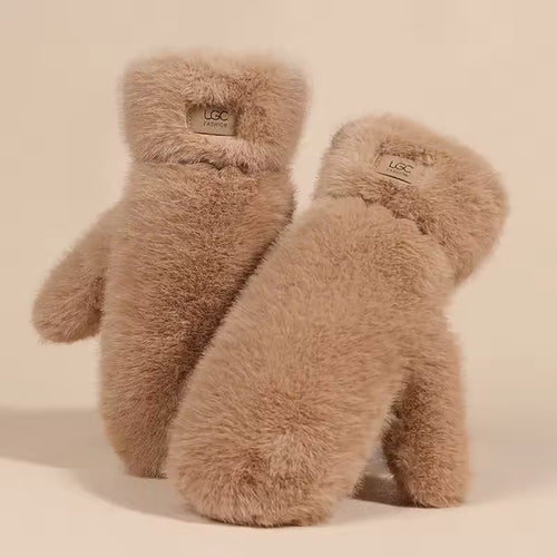 Céline Plush Mittens