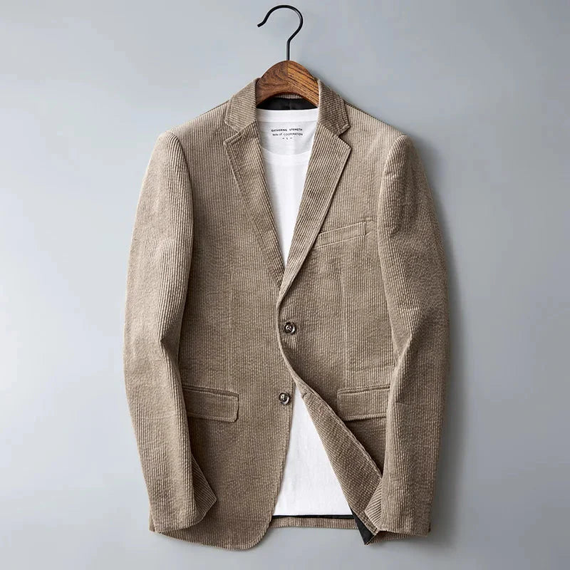 Maverick Men's Smart Casual Corduroy Blazer