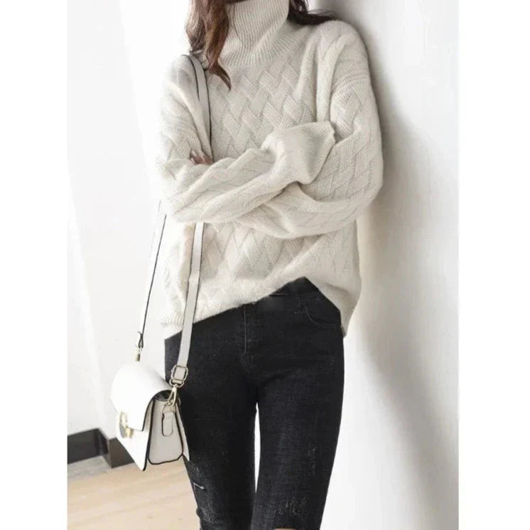 Aurora Turtleneck Cashmere Sweater