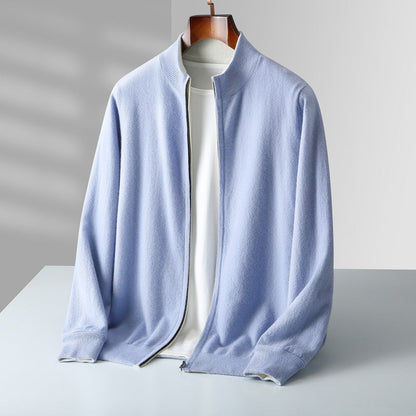 Venetto Cashmere Zip Cardigan