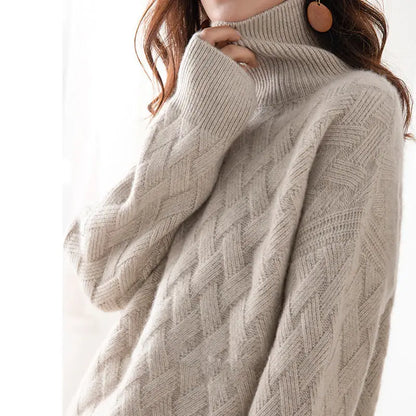 Aurora Turtleneck Cashmere Sweater