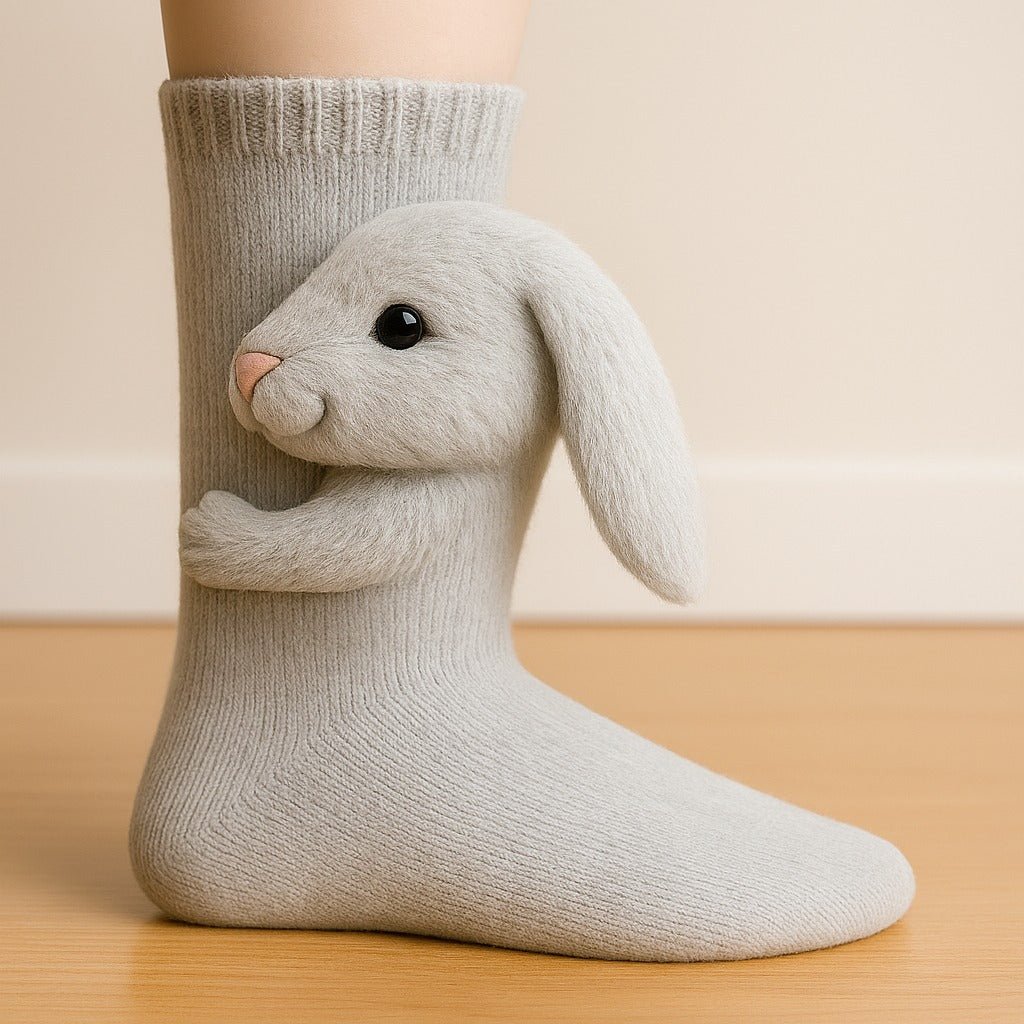 Animal Cozy Knit Socks