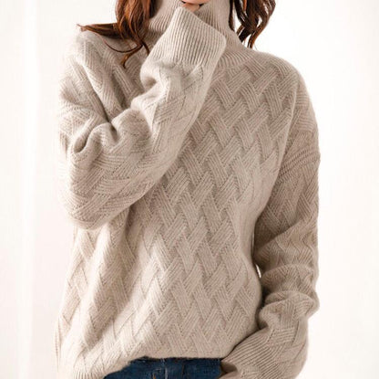 Aurora Turtleneck Cashmere Sweater