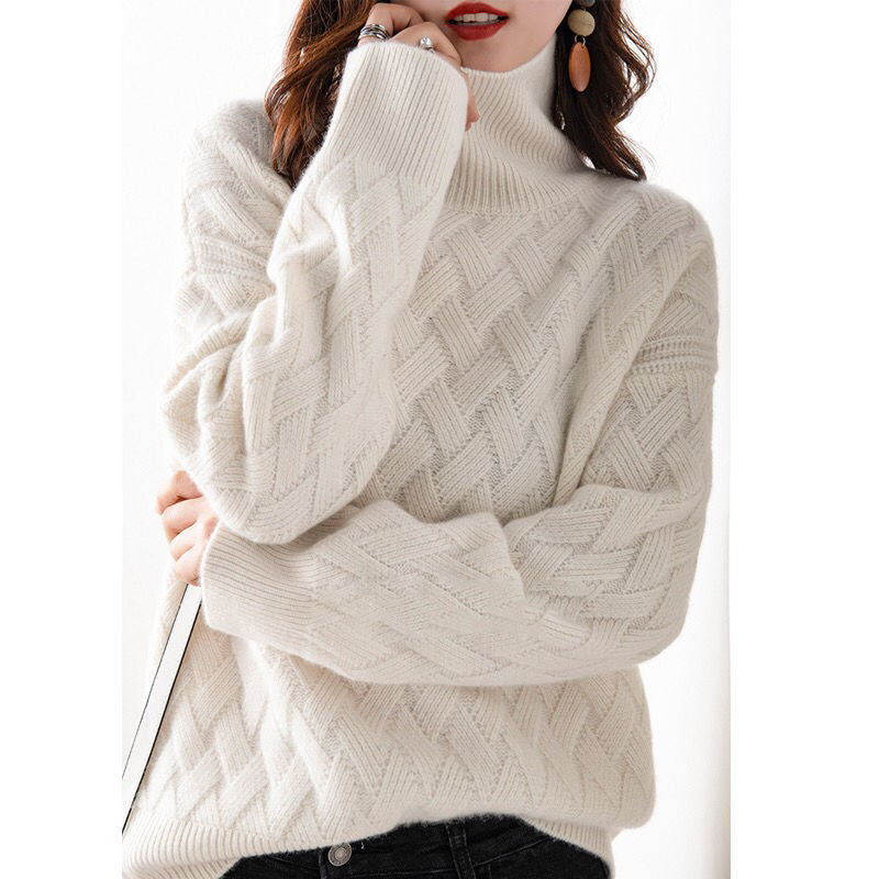 Aurora Turtleneck Cashmere Sweater