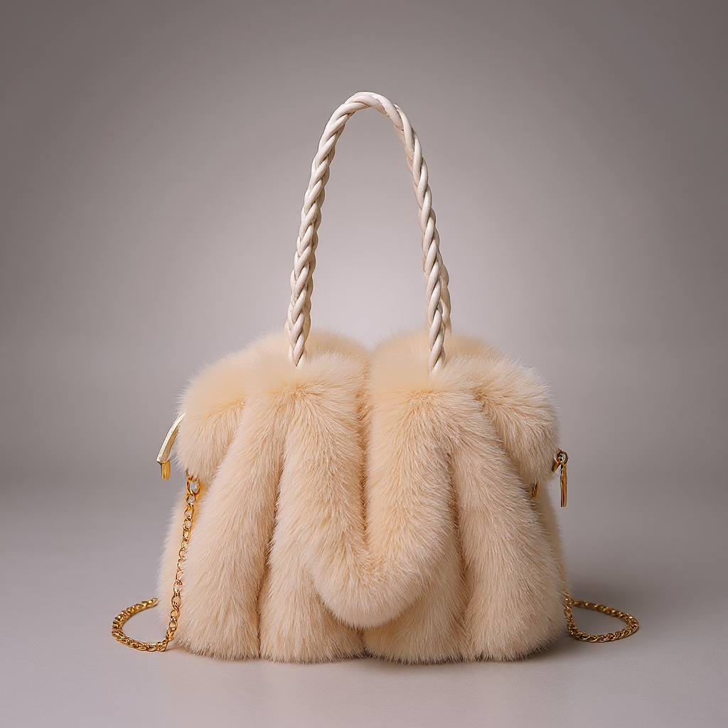 Noiré Luxe Fur Handbag