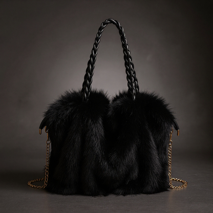 Noiré Luxe Fur Handbag