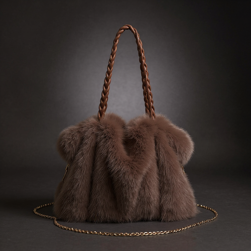 Noiré Luxe Fur Handbag